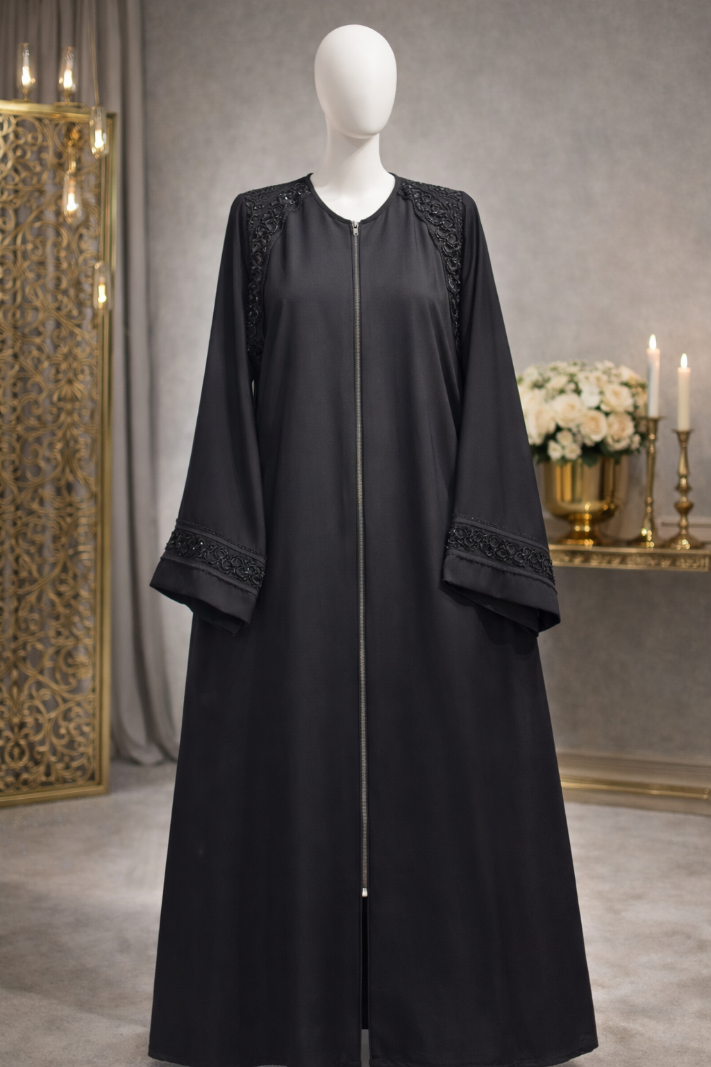Abaya Noir Grâce