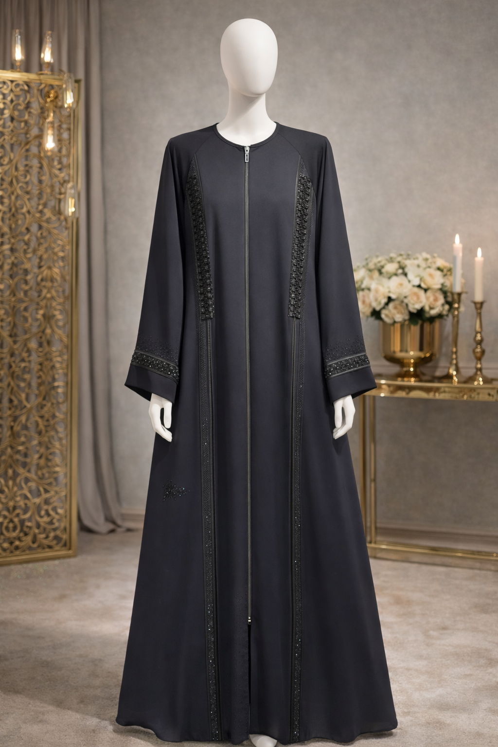 Abaya Noir Signature