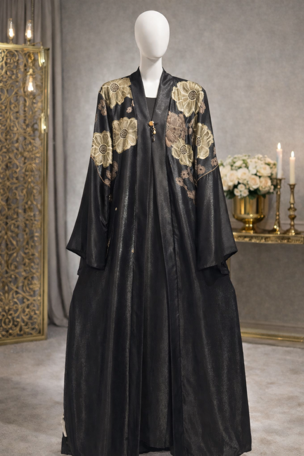 Abaya Noir Opulence