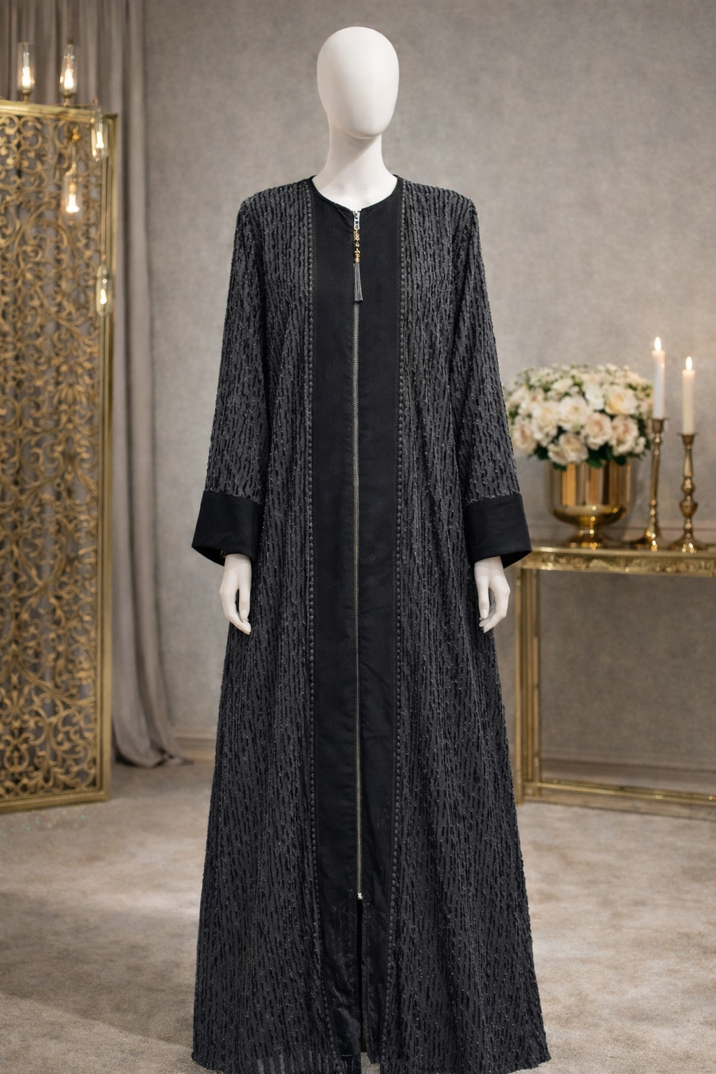 Abaya Noir Texture